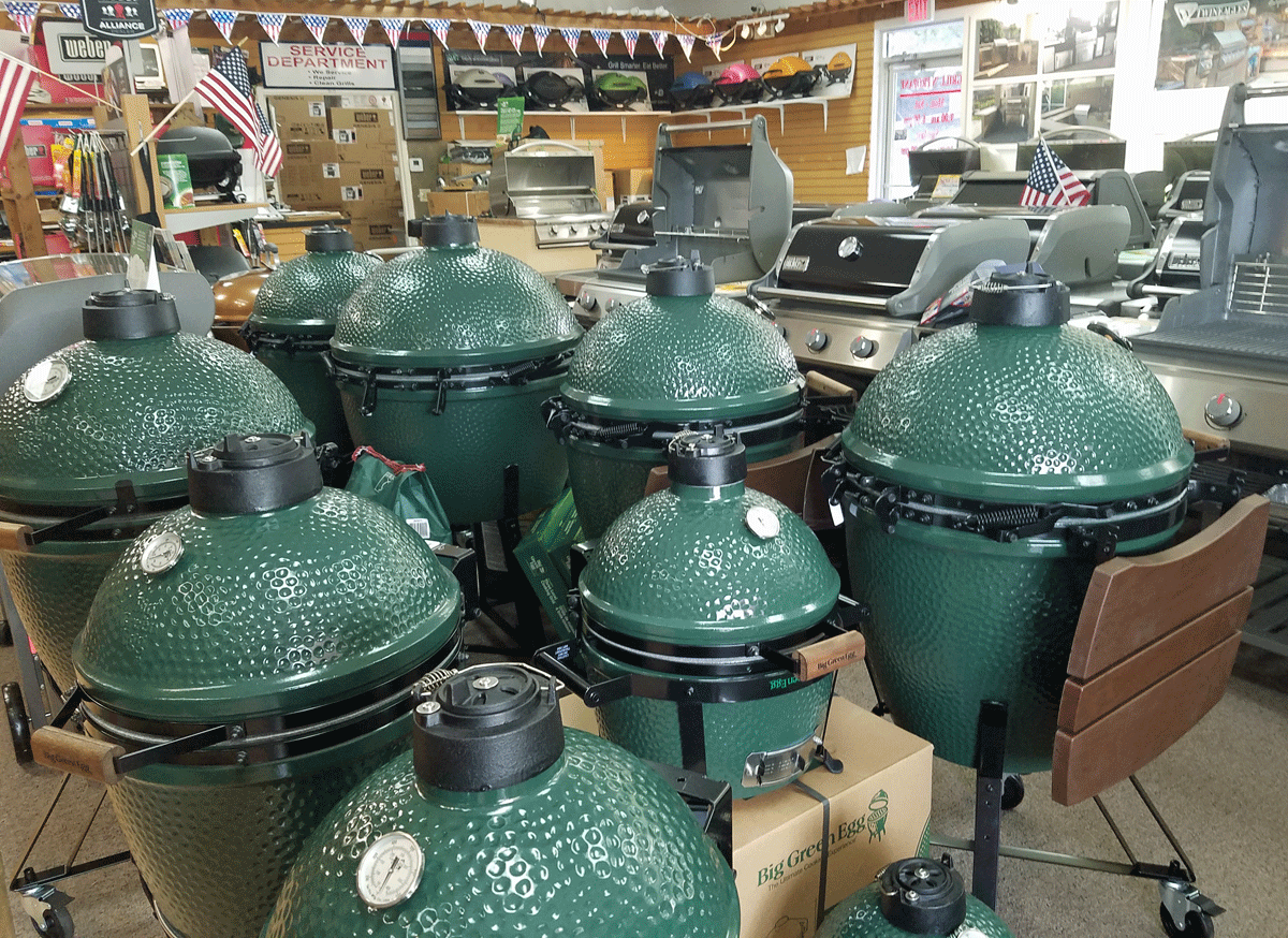 Grill N Propane is the area's leading distributor of Big Green Eggs know as on of the best outdoor cooking options available.